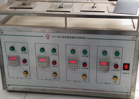 Penetration Time Tester for Protective Clothing