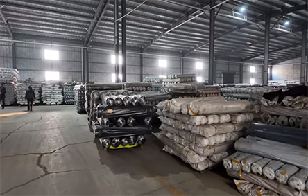Finished fabric warehouse video