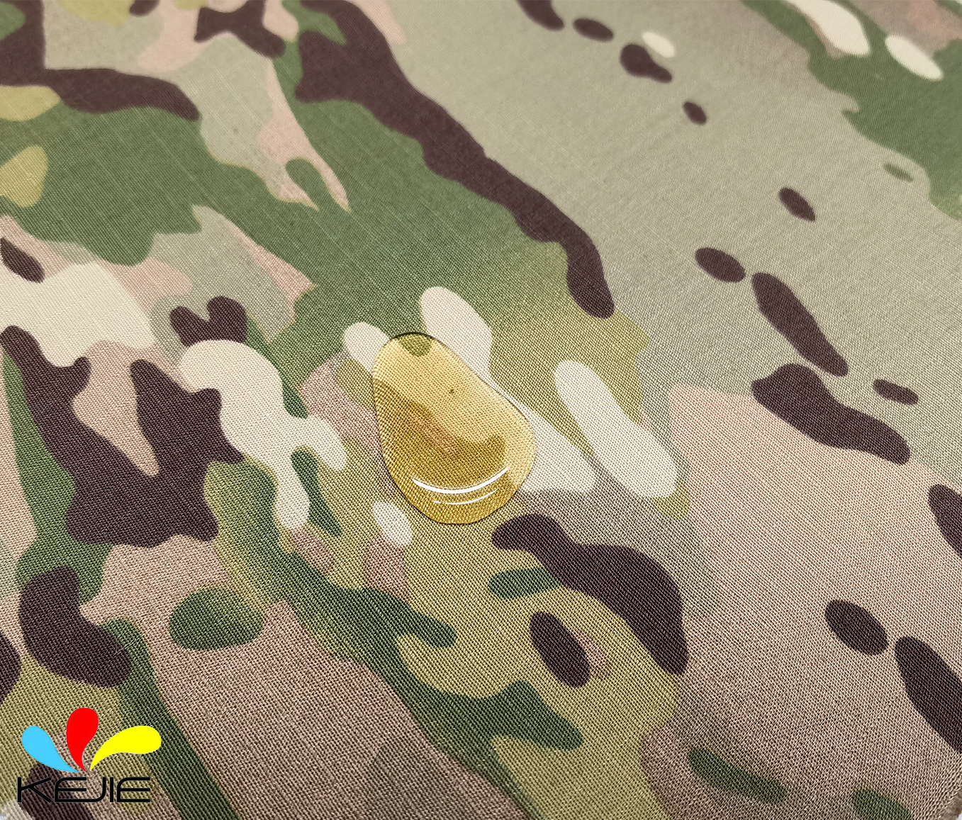 TC 65/35 Anti-Tearing Camouflage Ripstop Twill Fabric Water & Oilproof Clothing Material