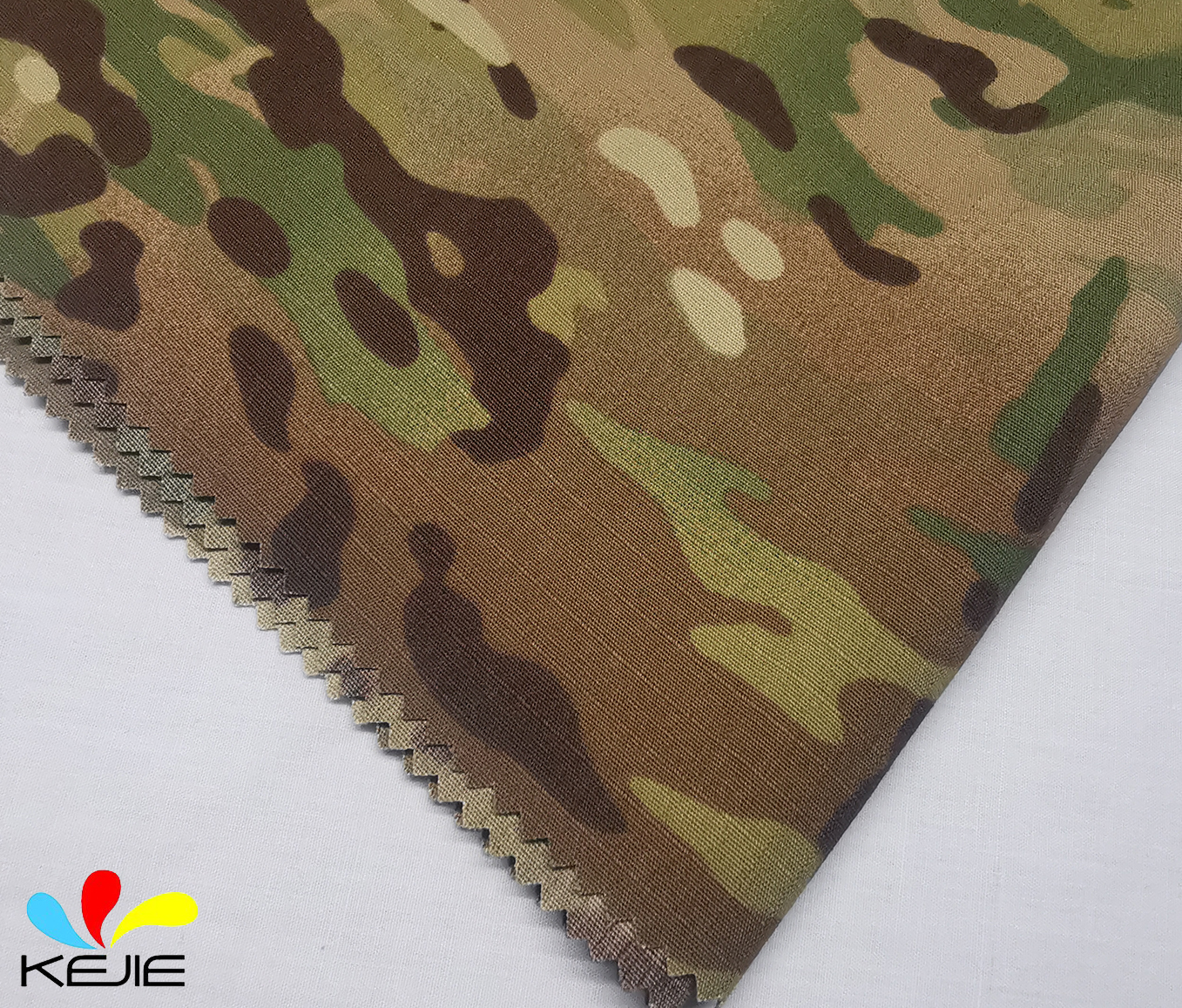TC 65/35 Anti-Tearing Camouflage Ripstop Twill Fabric Water & Oilproof Clothing Material
