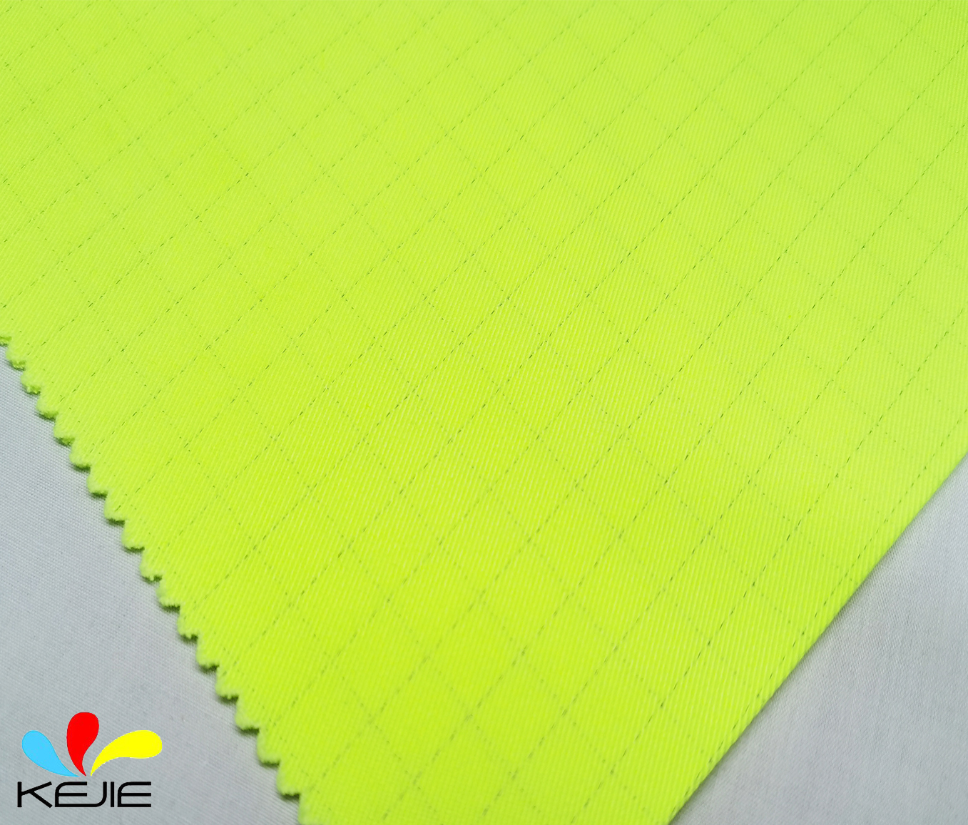 EN20471 Functional Hi Vis Fabric Fluorescent Fabric Reflective Fabric For Coverall