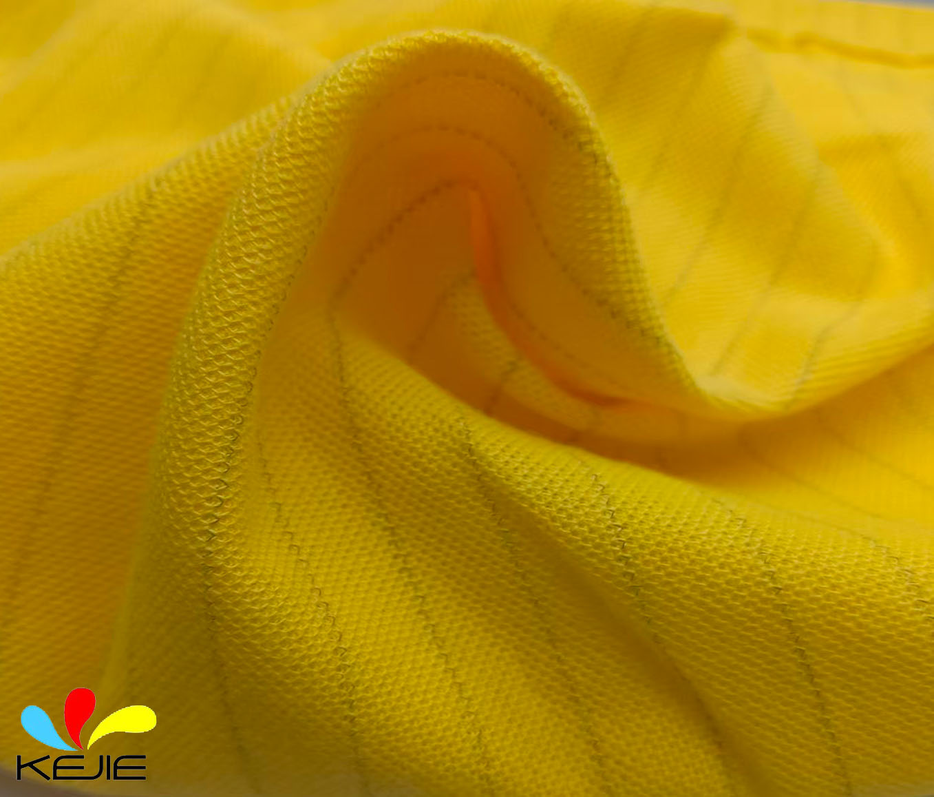 100% Cotton Knitted Anti-Static Fabric Lightweight ESD Protection for Sensitive Environments