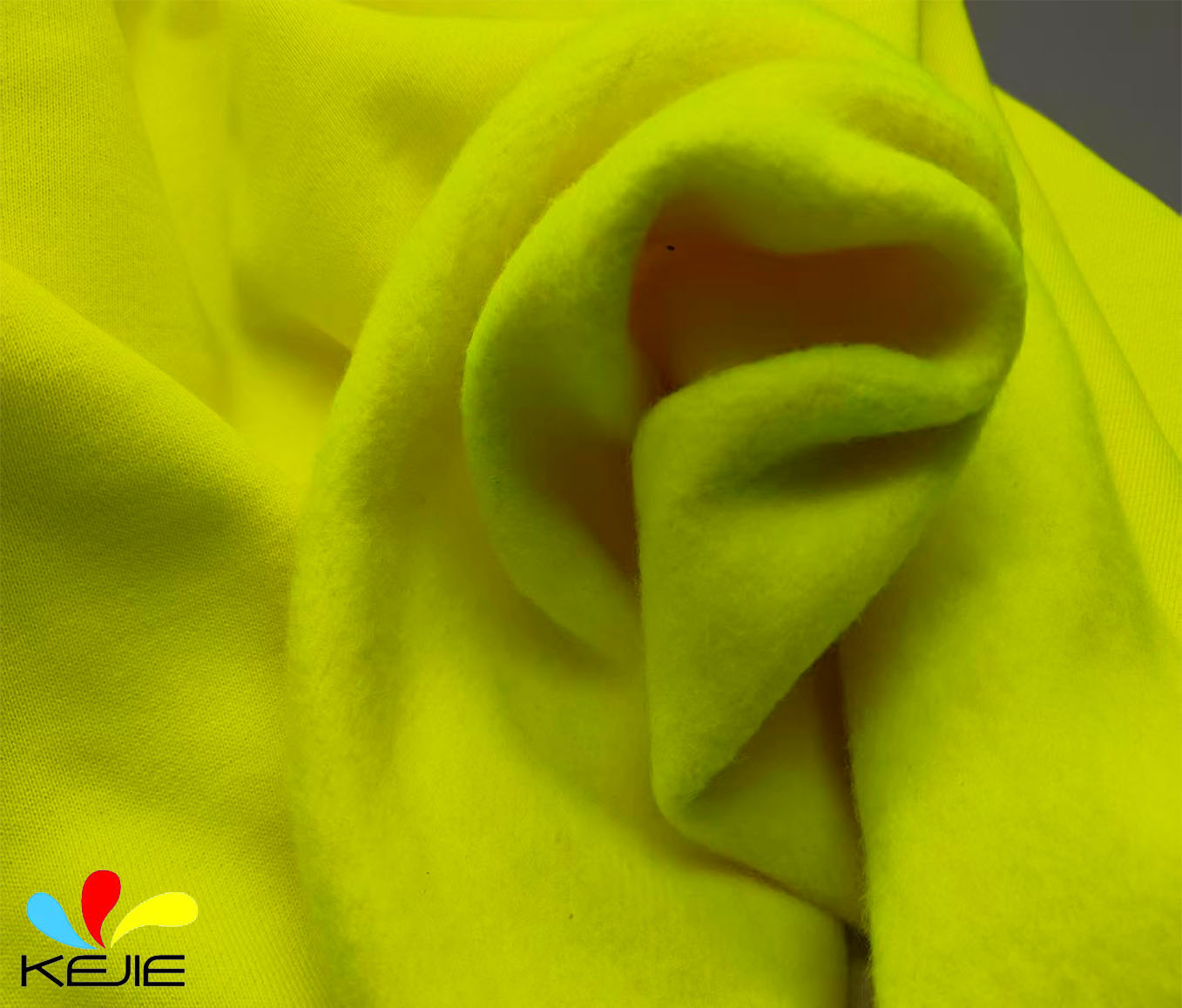 Hi Vis Flame-Retardant Fluorescent Modacrylic Cotton Knitted Fabric