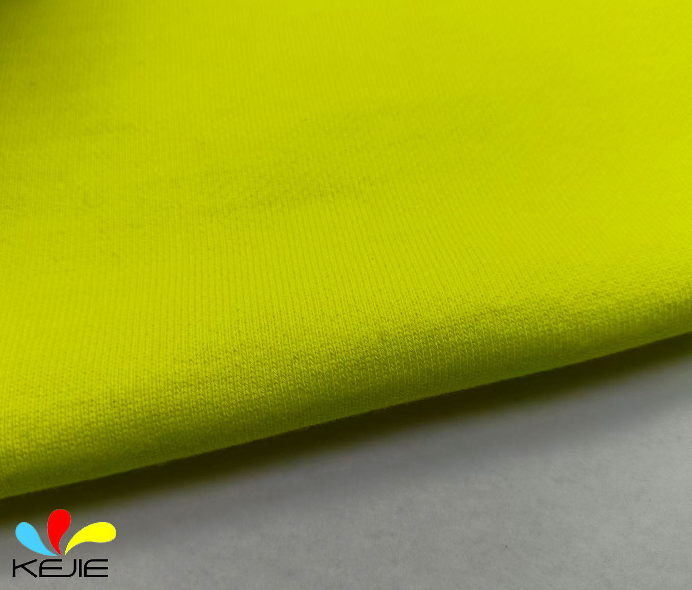 Hi Vis Flame-Retardant Fluorescent Modacrylic Cotton Knitted Fabric