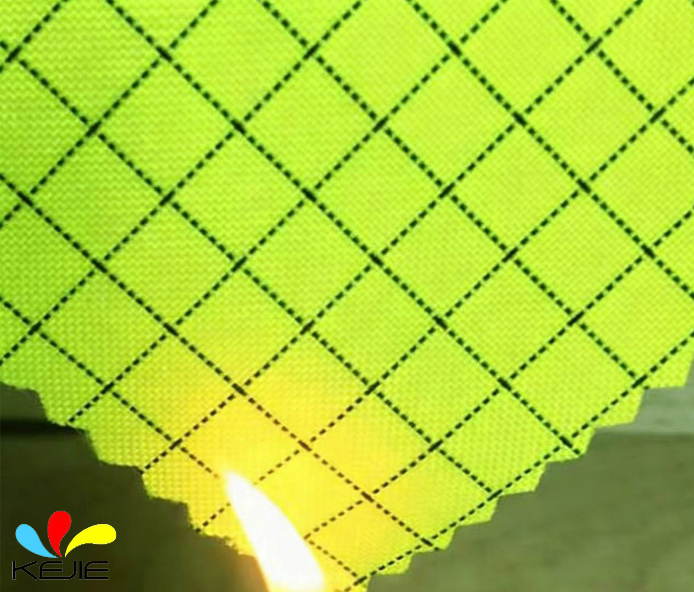 Woven FR Coated 98% Polyester 2% Conductive Fiber 250gsm For Safety Uniform