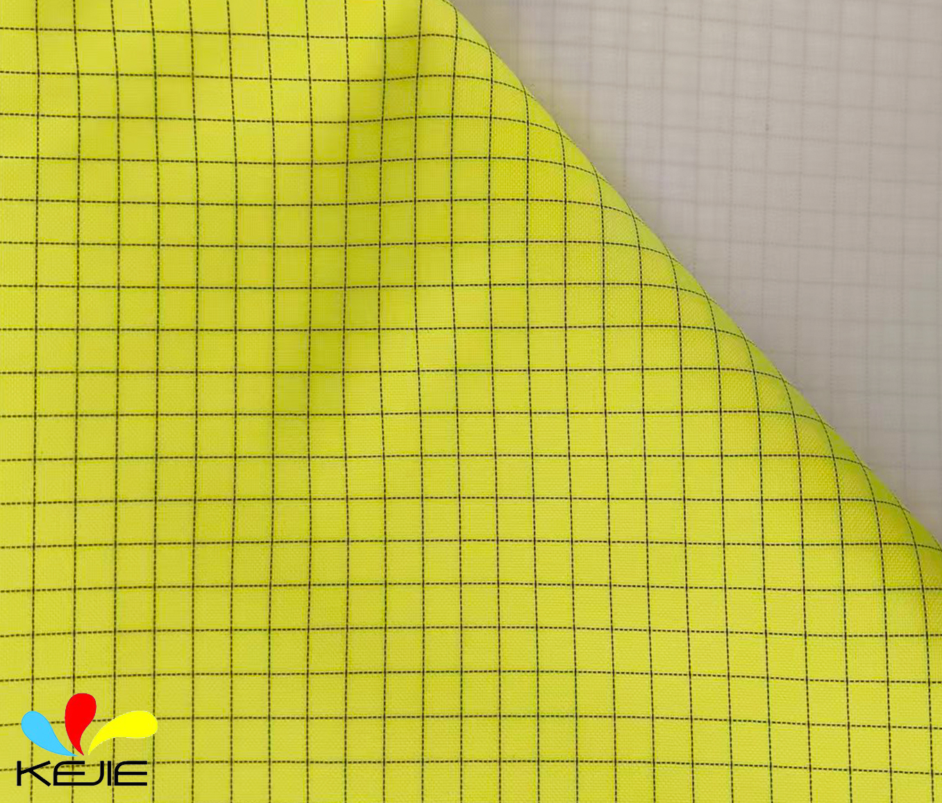 Woven FR Coated 98% Polyester 2% Conductive Fiber 250gsm For Safety Uniform