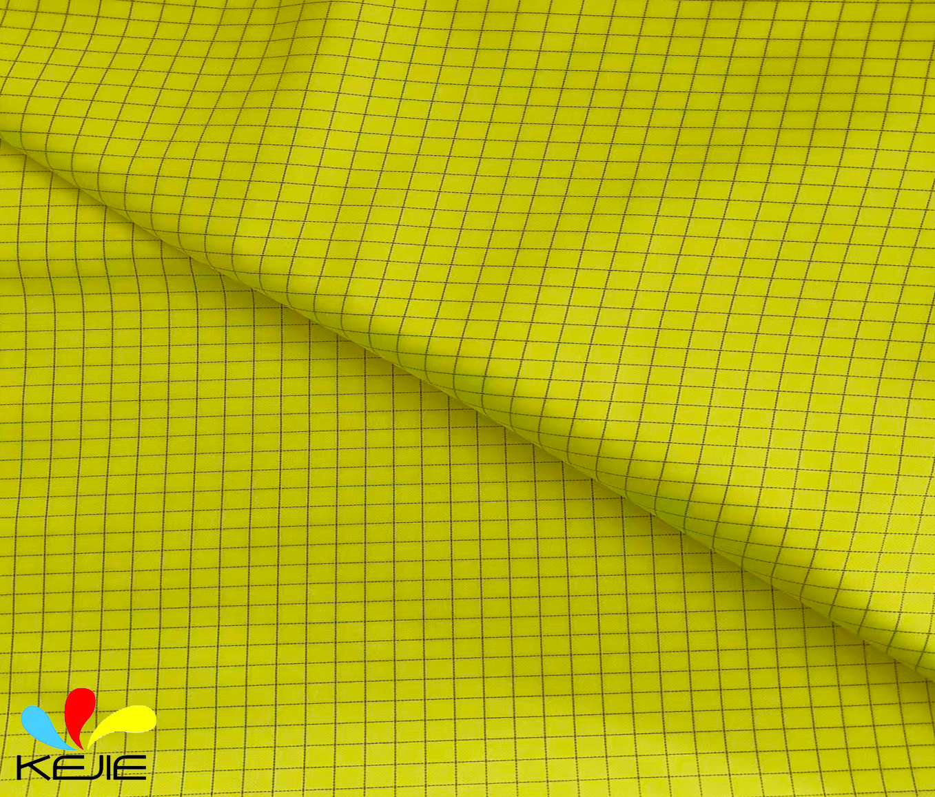 Woven FR Coated 98% Polyester 2% Conductive Fiber 250gsm For Safety Uniform