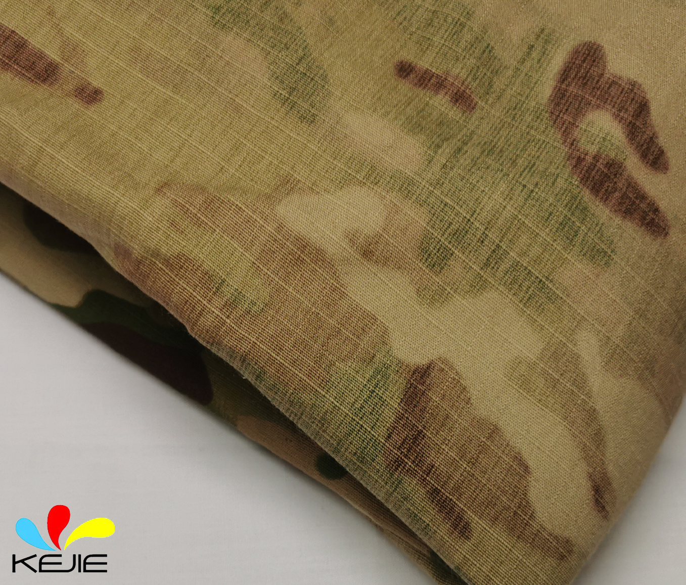 Cotton Nylon Ripstop Camouflage Fabric for Field Uniforms