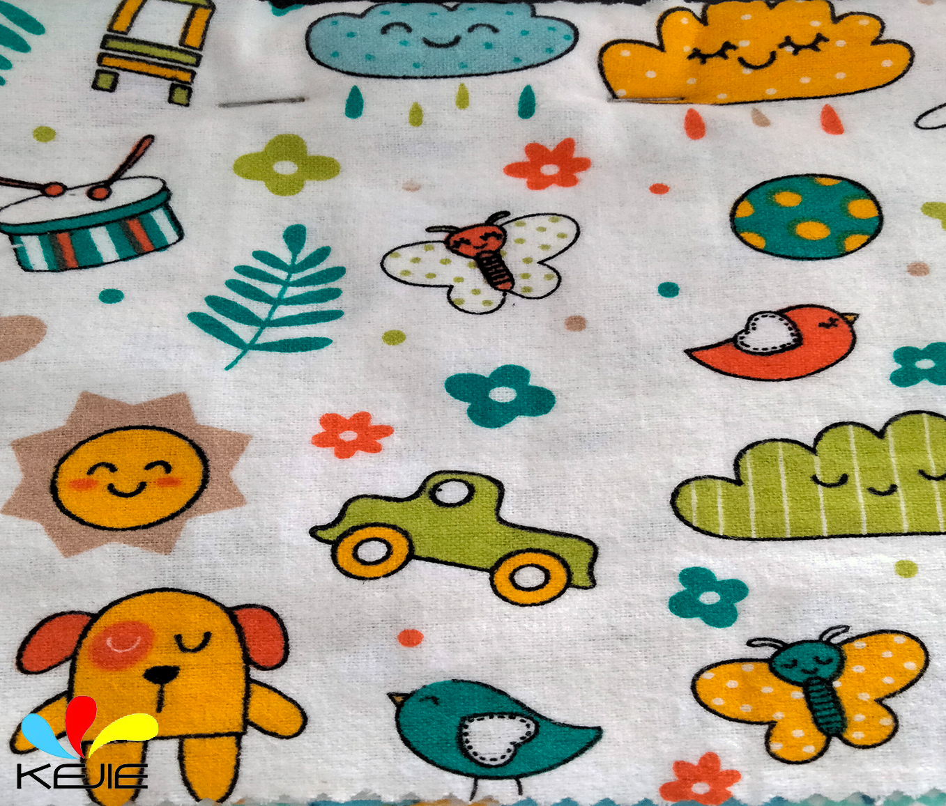 100% Cotton Flannel Fabric Breathable Brushed Fabric for Shirts & Sleepwear