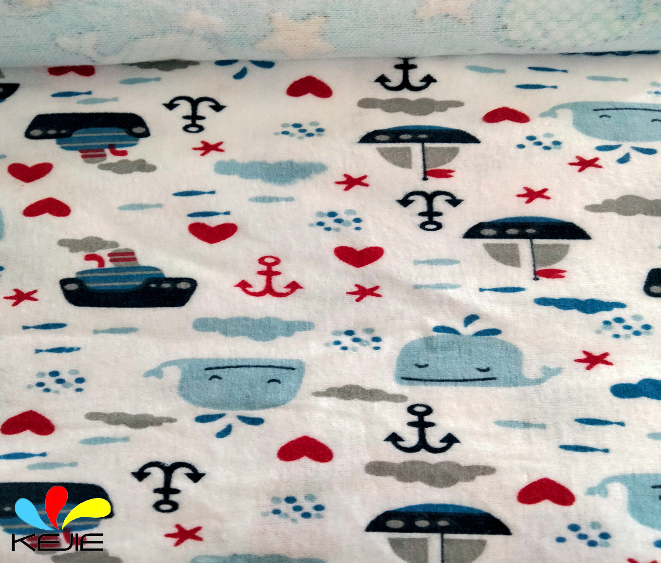 100% Cotton Flannel Fabric Breathable Brushed Fabric for Shirts & Sleepwear