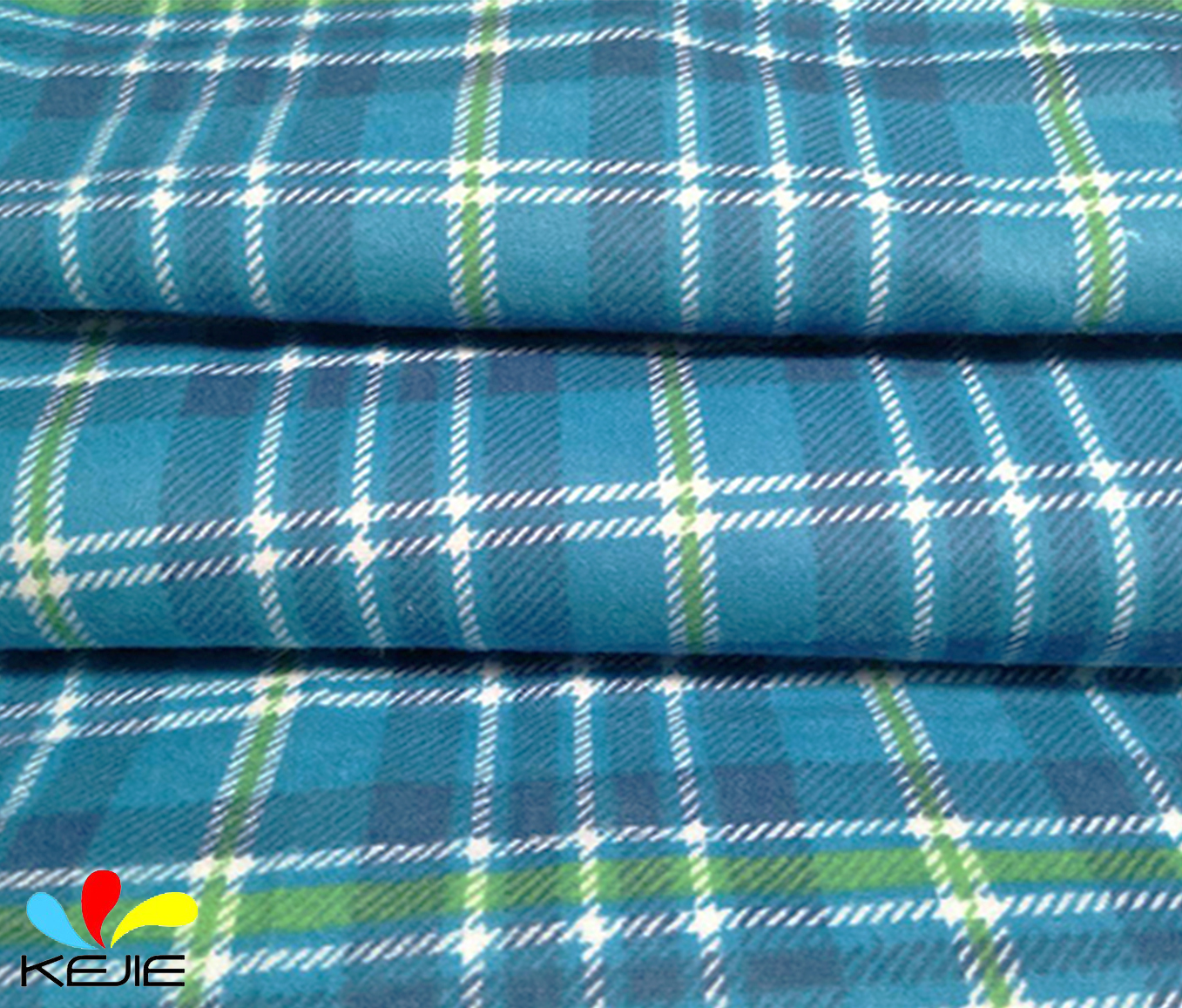 100% Cotton Flannel Fabric Breathable Brushed Fabric for Shirts & Sleepwear