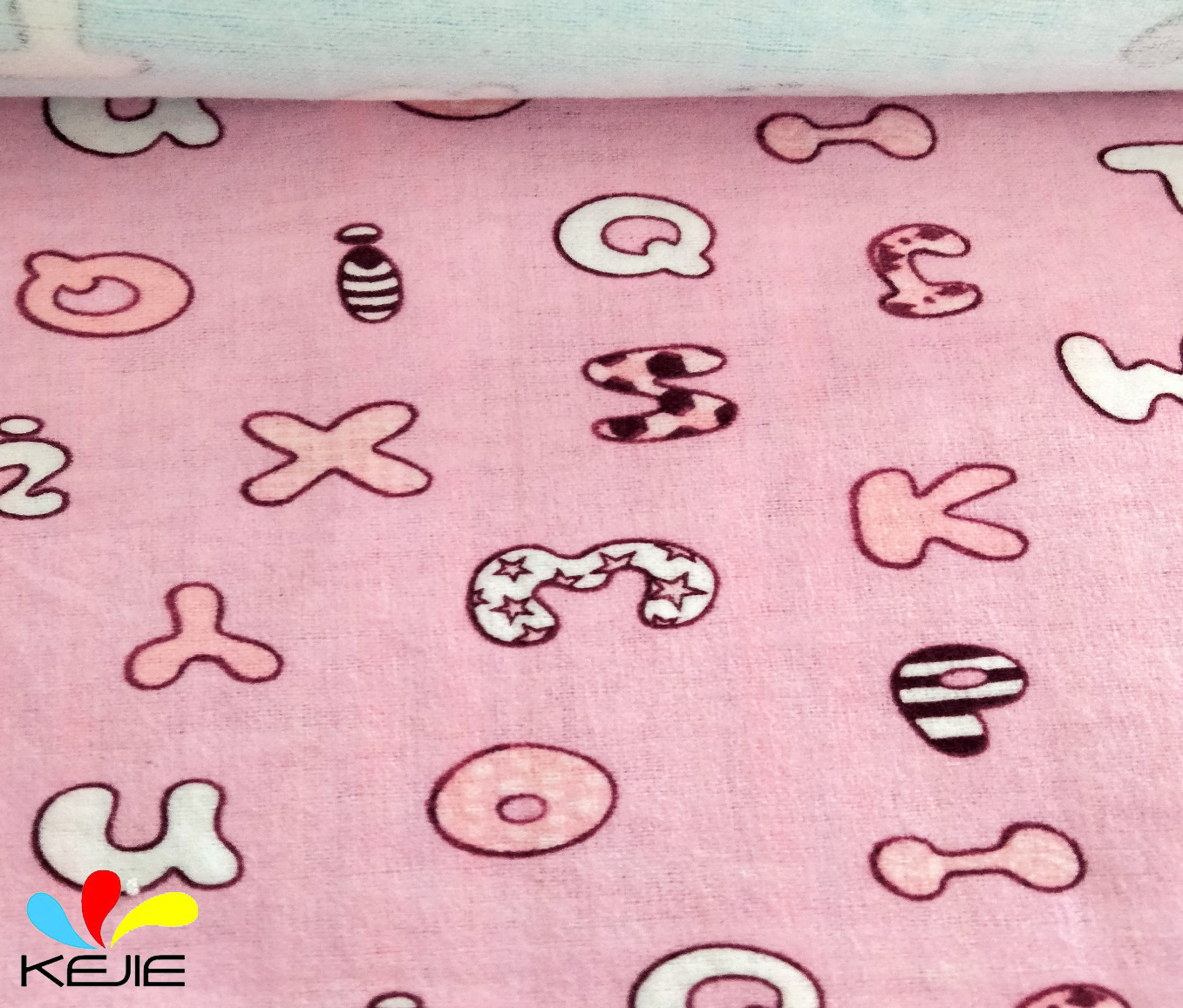 Cotton Flannel Fabric OEKO-TEX 100 Soft Brushed for Bedding Sets