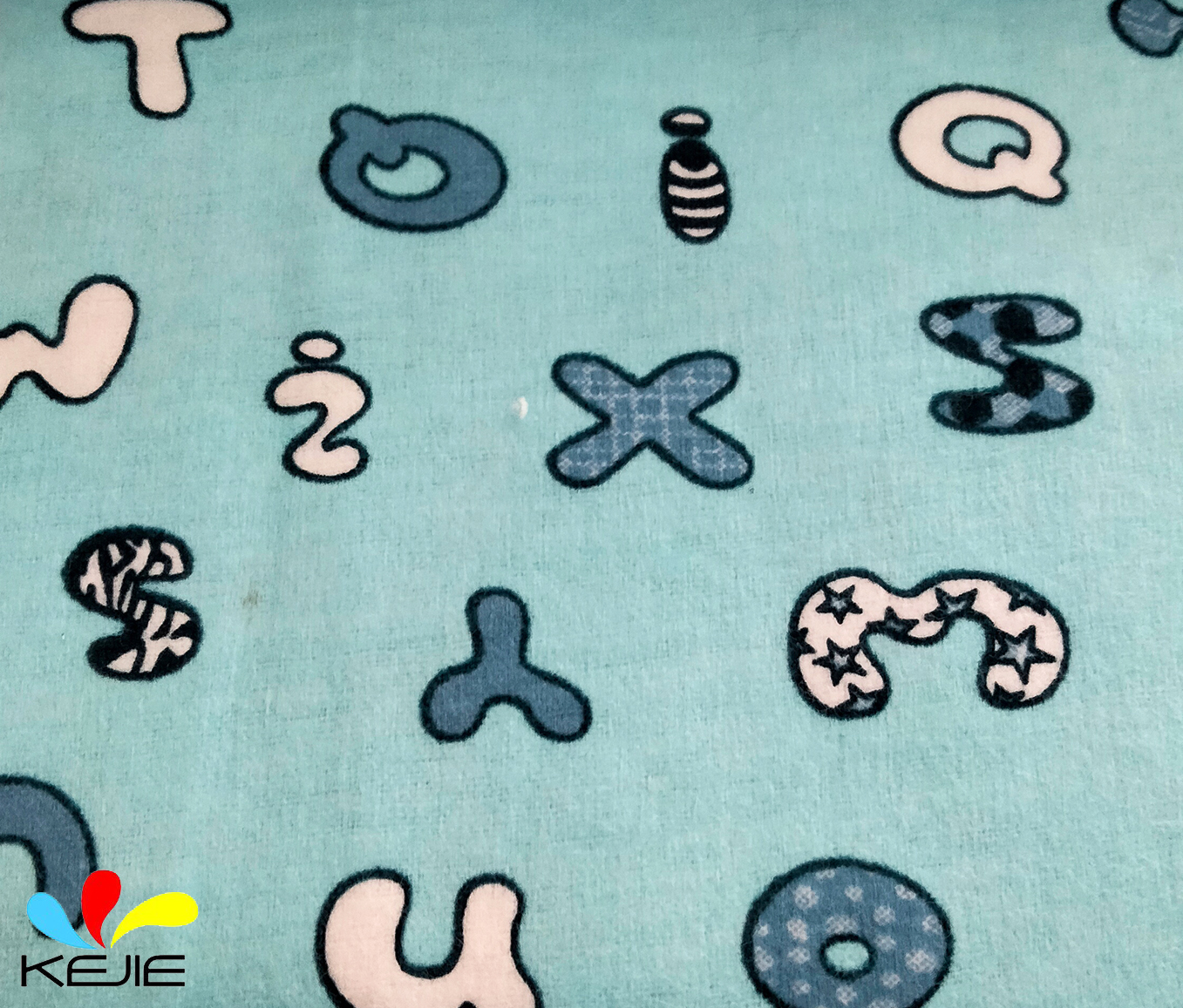 Cotton Flannel Fabric OEKO-TEX 100 Soft Brushed for Bedding Sets