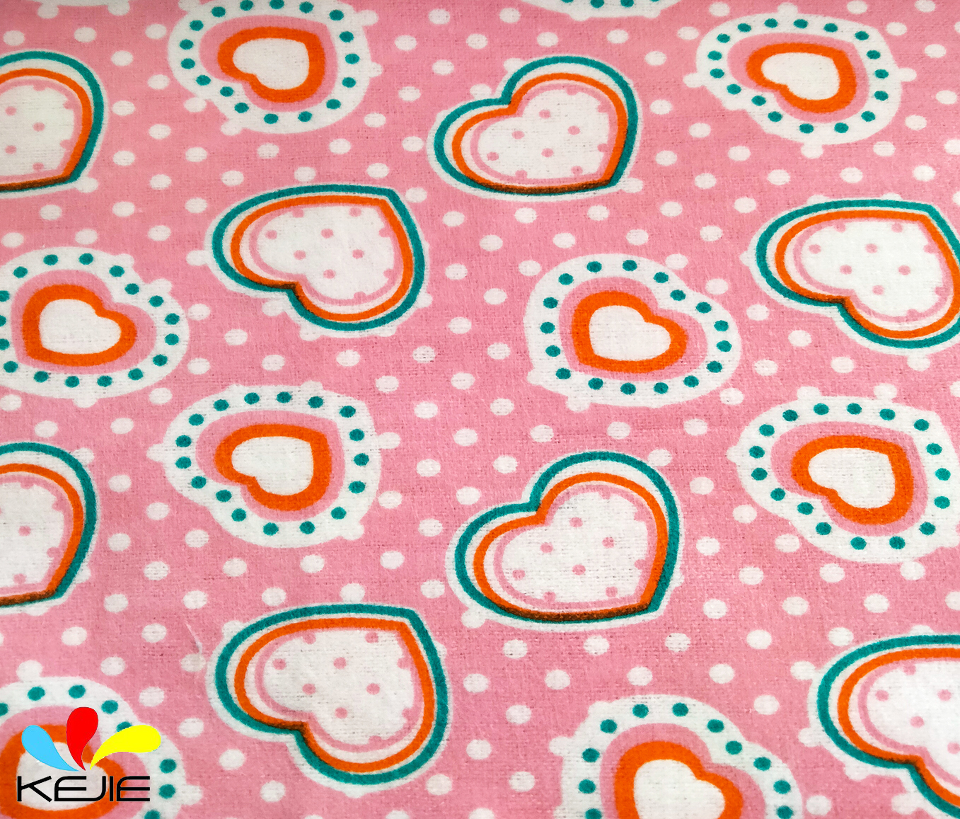 100% Cotton Flannel Fabric Breathable Skin-Friendly for Baby Wear & Blankets