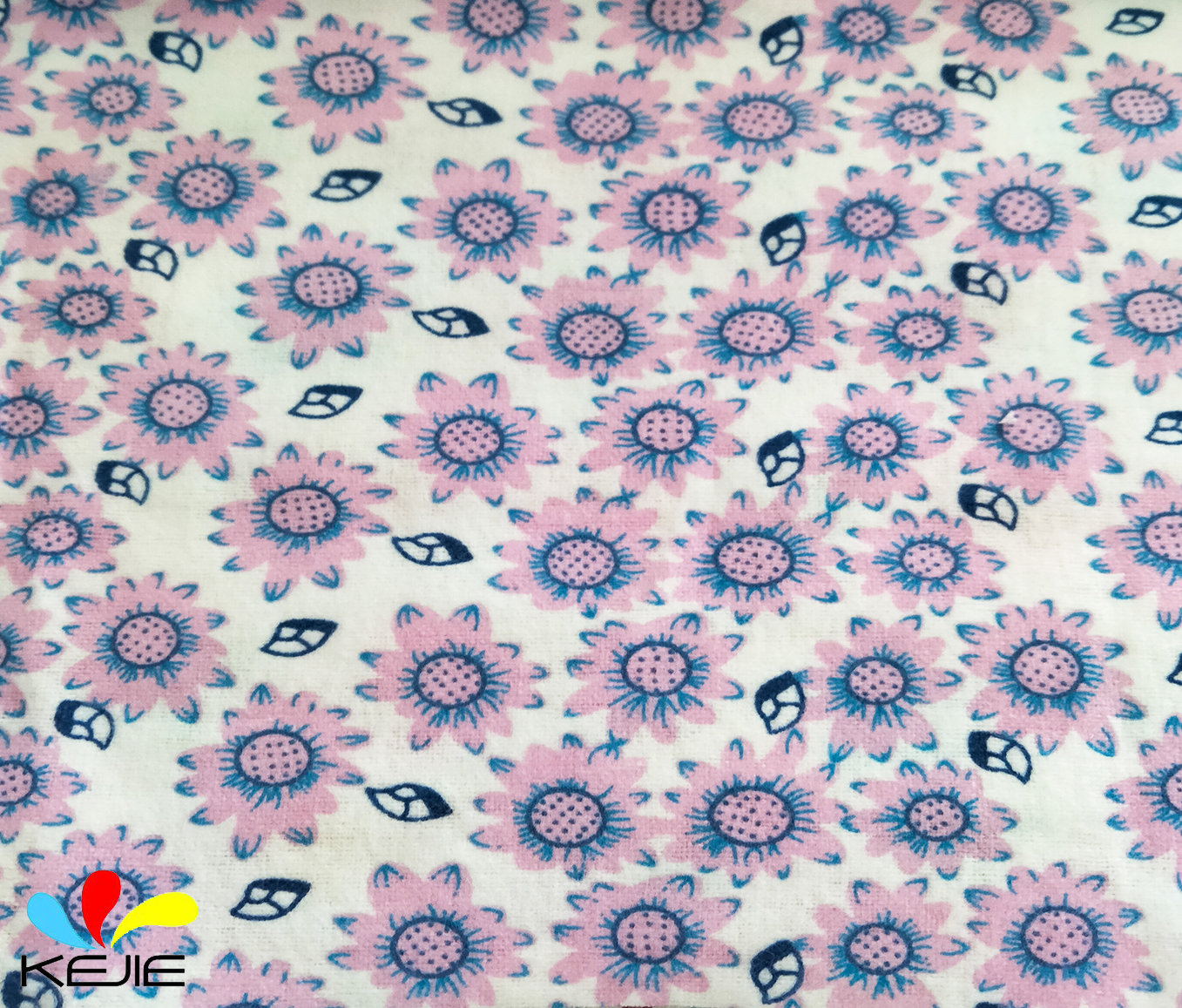 100% Cotton Flannel Fabric Breathable Skin-Friendly for Baby Wear & Blankets