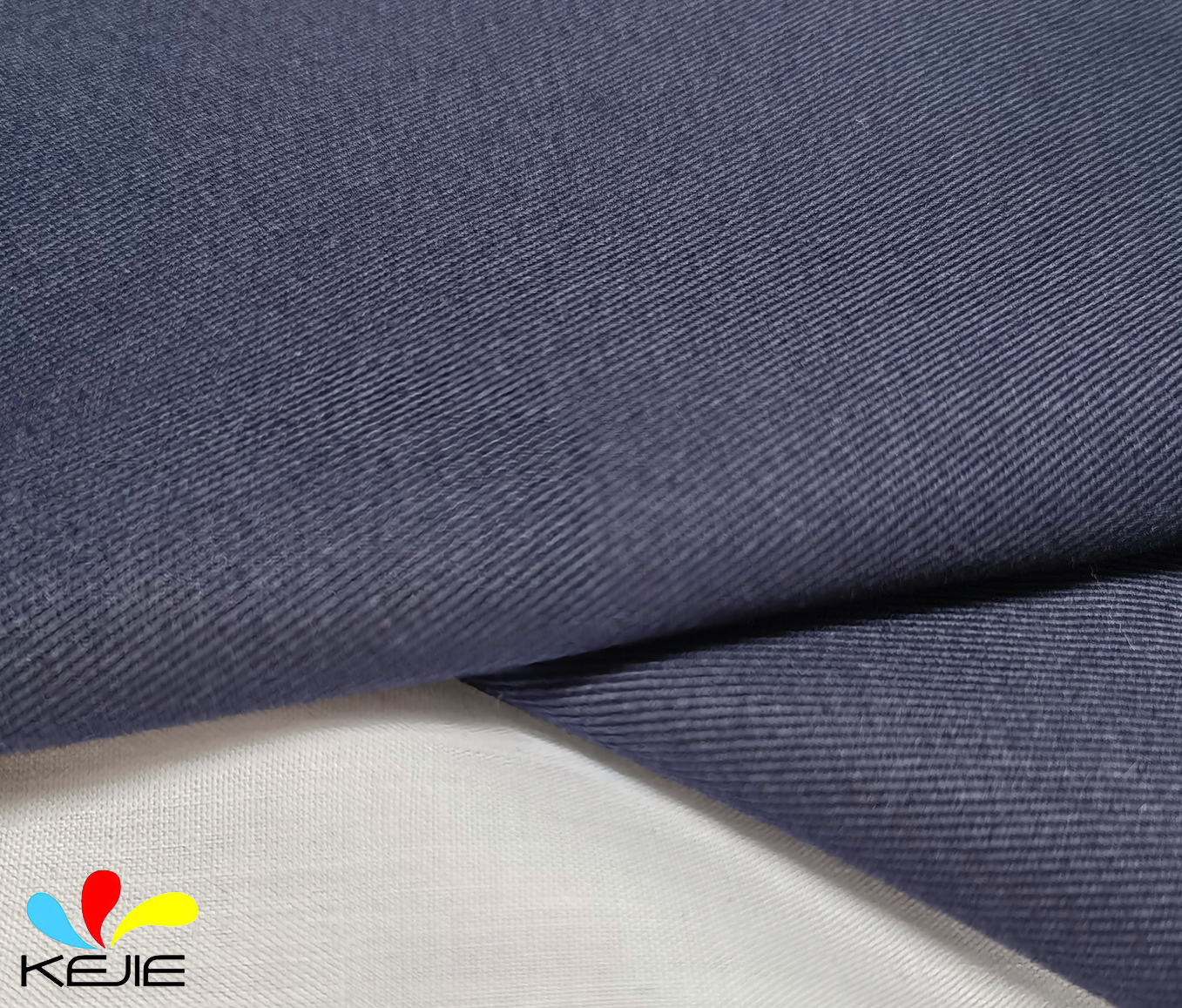 Cotton Fire Resistant Twill Fabric Durable Self-Extinguishing for Workwear