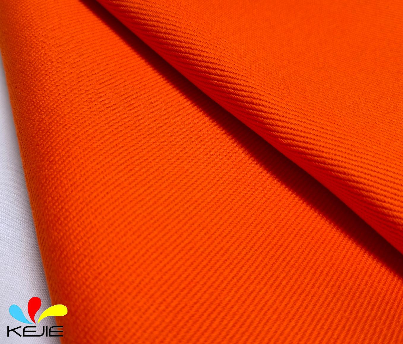 Cotton Fire Resistant Twill Fabric Durable Self-Extinguishing for Workwear